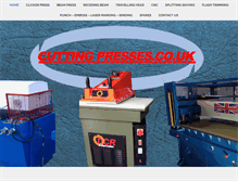 Tablet Screenshot of cuttingpresses.co.uk